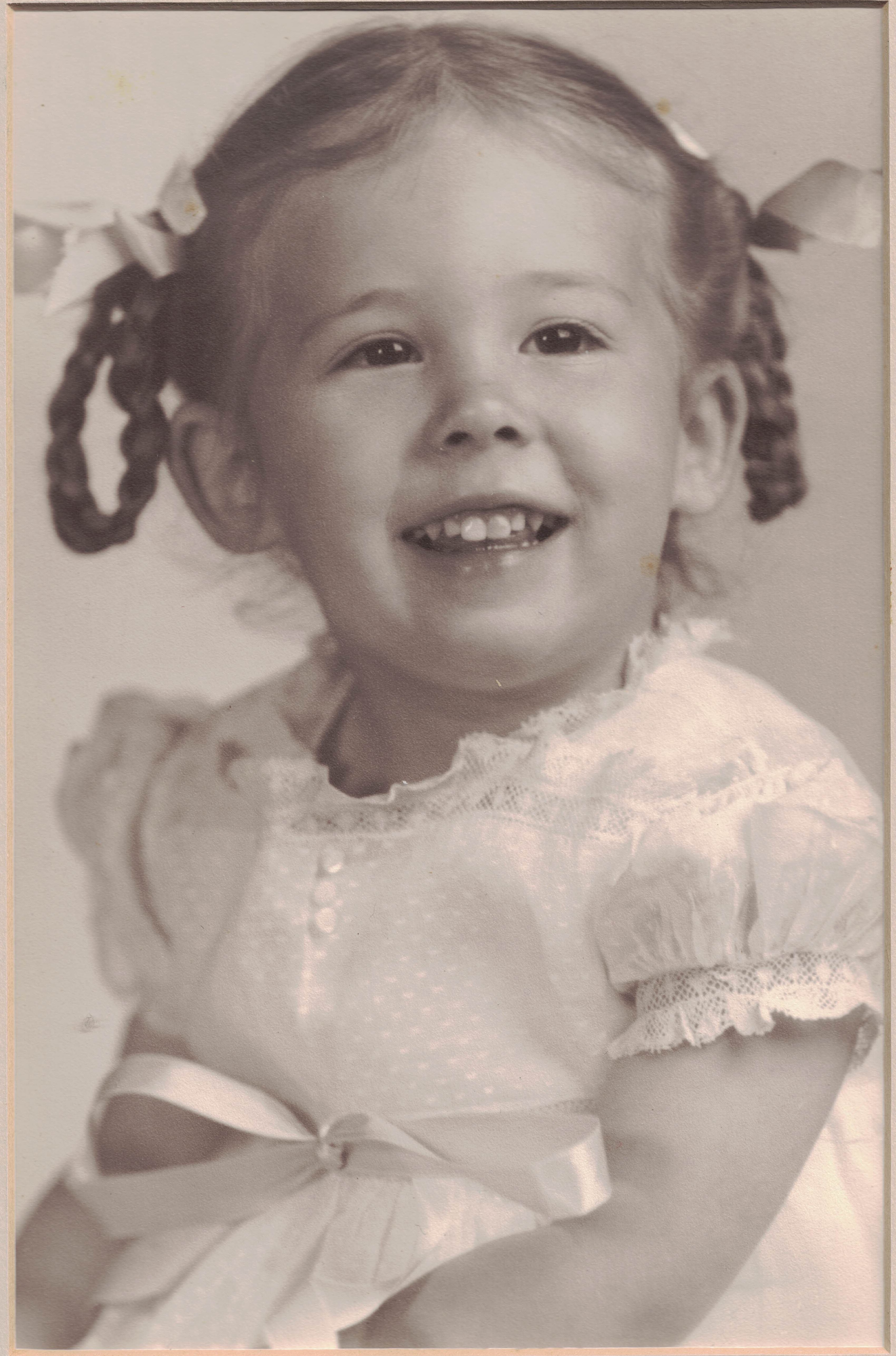 Nancy as a child.
